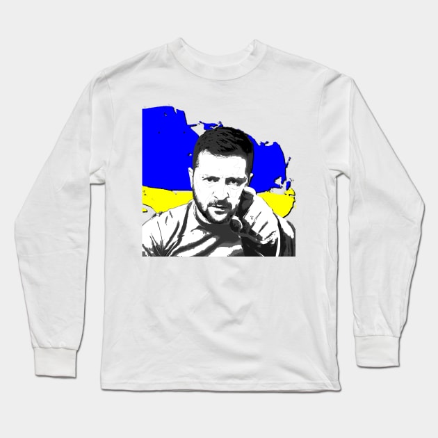 Zelenskyy Needs You As Well! Long Sleeve T-Shirt by Ironmatter